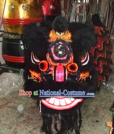 Competition and Parade Lion Mask and Costumes Complete Set