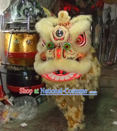 Business Opening Lion Head and Dance Costume Complete Set