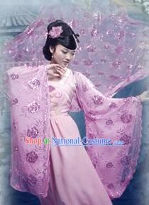 Ancient Chinese Purple Fairy Costumes