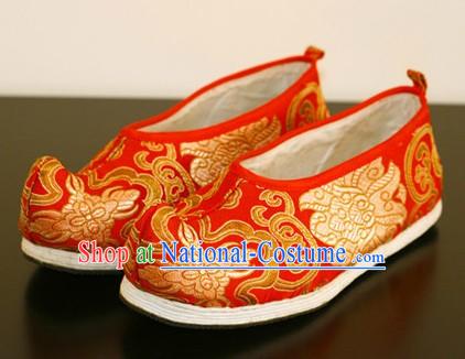 Ancient Chinese Handmade Wedding Shoes