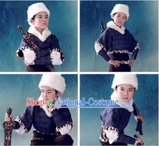 Ancient Chinese Swordsman Costume Complete Set for Children