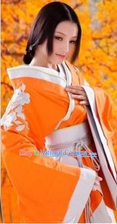 Ancient Chinese Hanfu Female Costume Complete Set