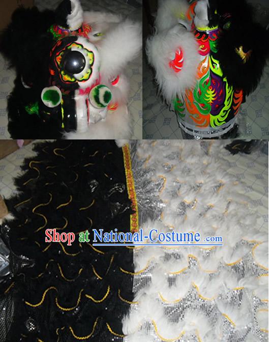 Unique Supreme Two Colors Lion Dance Costume Complete Set