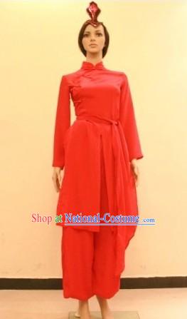 Chinese Red Classical Dancing Costume for Women