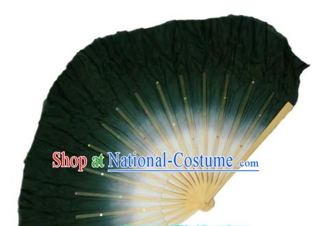 Traditional Chinese Classical Ink Color Silk Dance Fan