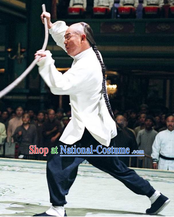 Huo Yuanjia Martial Arts Artist Men Costumes Complete Set