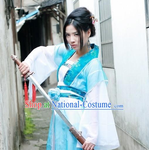 Chinese Women Kinight Costumes Complete Set