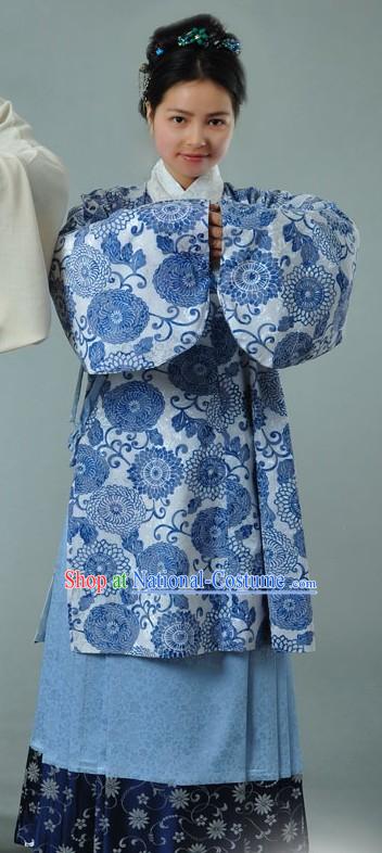 Ancient Chinese Style Female Clothing Complete Set for Women