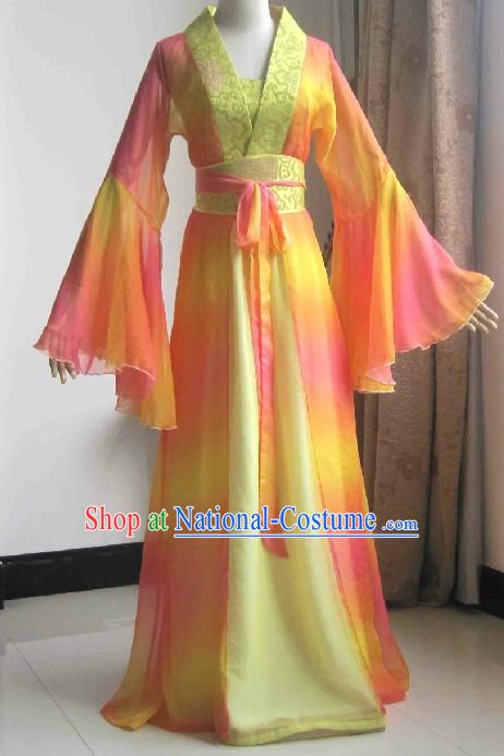 Chinese Classical Han Female Clothing Three Pieces Complete Set