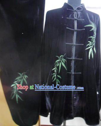 Black Bamboo International Kung Fu Tournaments Uniform for Men