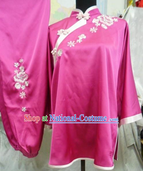 Stunning Mandarin Silk Kung Fu Dress for Women