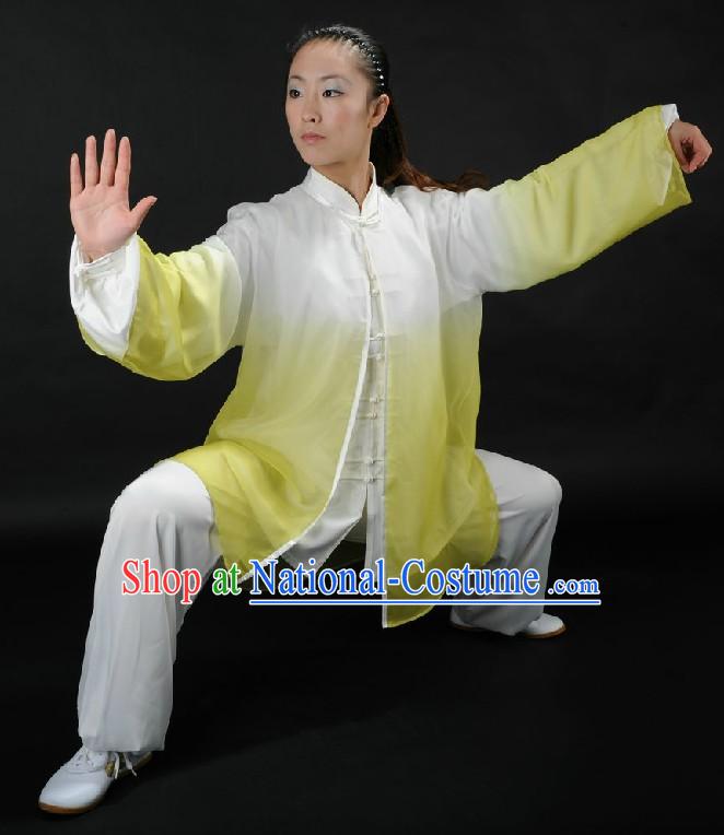 Color Transition Tai Chi Competition Uniform for Men or Women