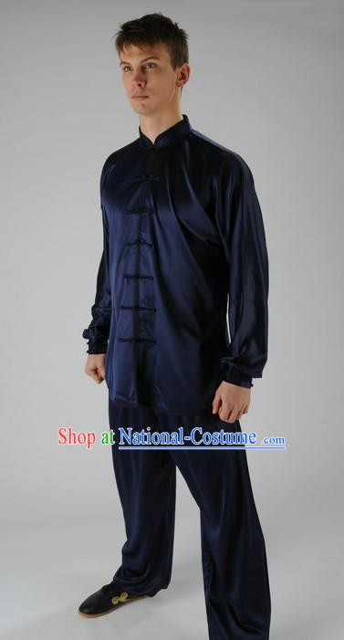 Traditional Chinese Kung Fu Silk Suit for Men