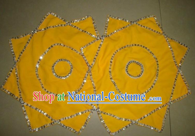 Traditional Chinese Yellow Dance Handkerchief