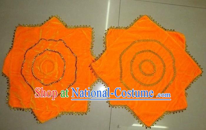 Traditional Chinese Orange Dance Handkerchief