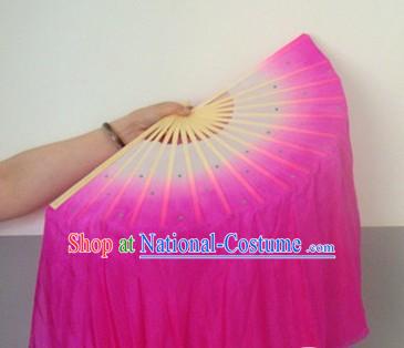 Chinese Rose Classic Silk Dance Fan