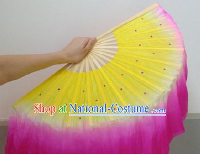 Chinese Silk Double Sided Dance Fan