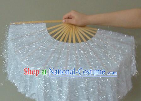 Chinese Classic Shinning Silver Dancing Fan