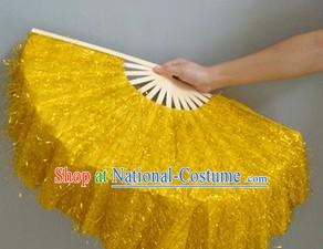 Chinese Classic Shinning Golden Dancing Fan