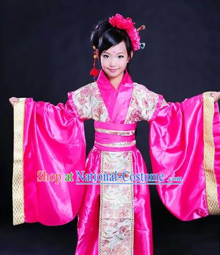 Ancient Chinese Tang Dynasty Princess Costumes for Kids