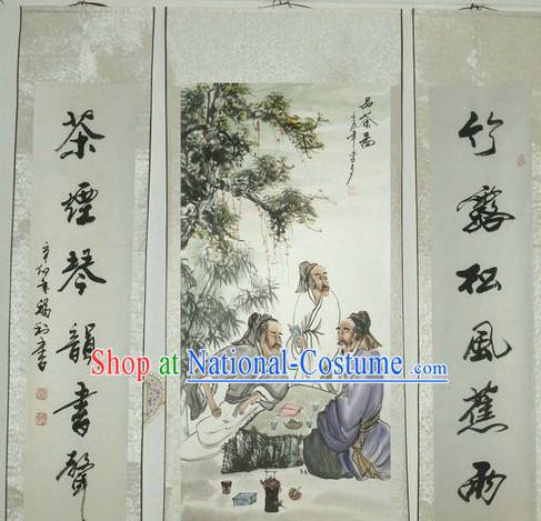 Chinese Classic Tea Painting - Liu Xueduo