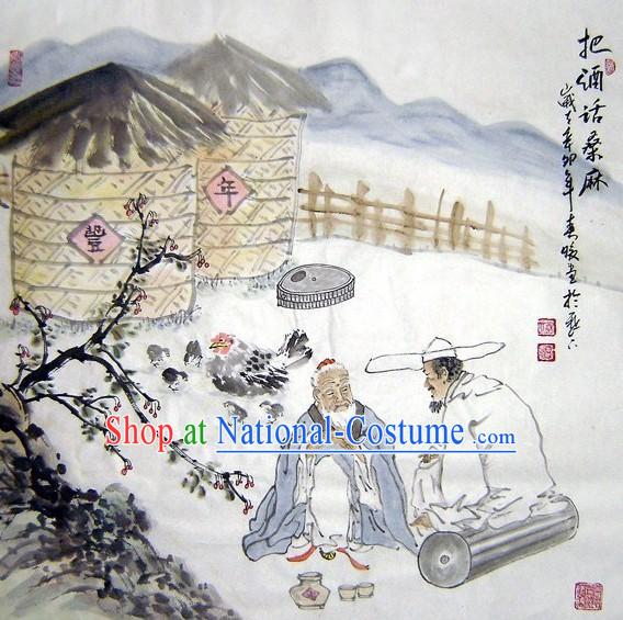 Chinese Classic Tea Painting - Li Chunnuan