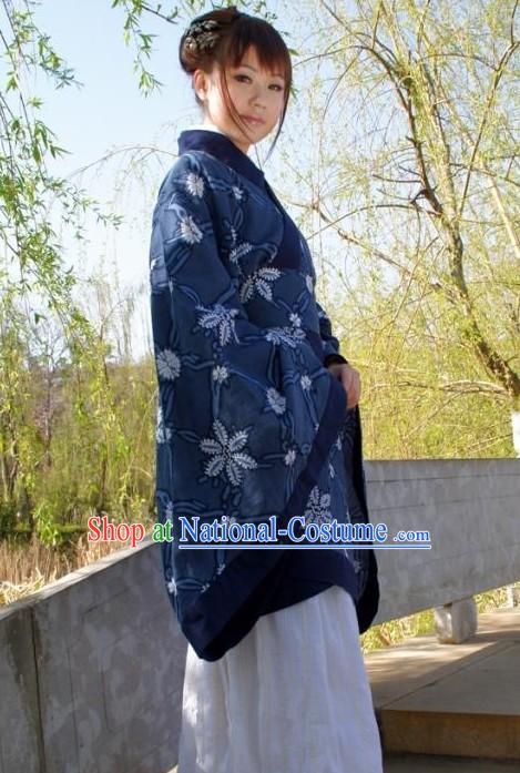 Ancient Chinese Female Hanfu Dress Complete Set