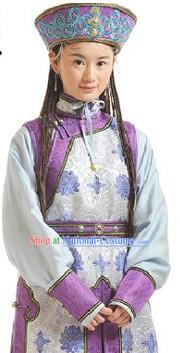 Qing Dynasty Mongolian Princess Clothes