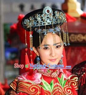 Ancient Chinese Wedding Phoenix Headpieces for Brides