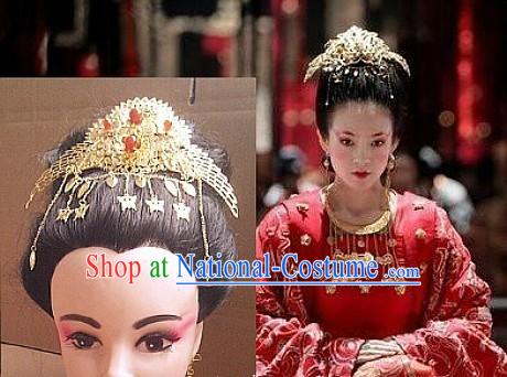 Ancient Chinese Empress Wedding Phoenix Hair Accessories for Brides