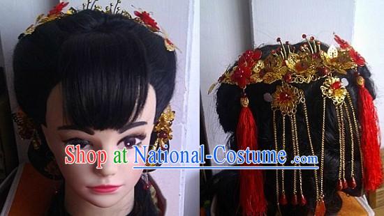 Traditional Chinese Wedding Ceremony Hair Accessories for Brides