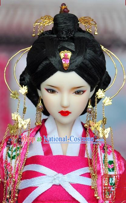 Ancient Chinese Empress Headwear and Wig