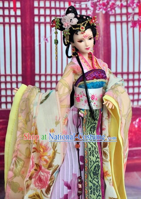 Ancient Chinese Queen Hair Accessories and Wig