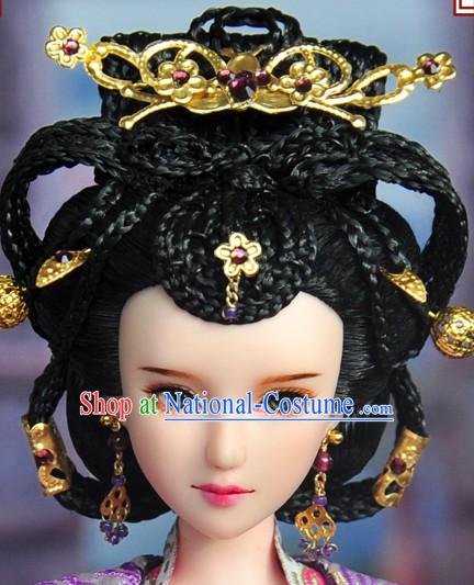 Ancient Chinese Empress Hair Accessories and Wig