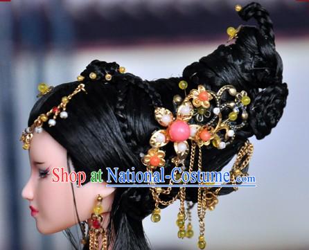 Ancient Chinese Queen Hair Accessories and Wig for Women