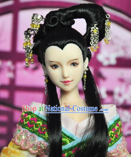 Ancient Chinese Beauty Headwear and Wig