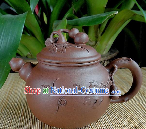 Chinese Classic Hulu Shape Zisha Teapot