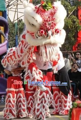 Happy Event Celebration or Display Lion Dance Costume Complete Set