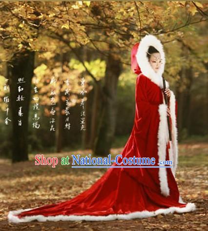 Ancient Chinese Costume Han Dynasty Period Wang Zhaojun Shawl Costumes for Women