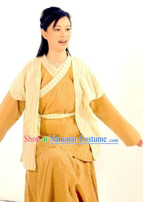 Ancient Chinese Kung Fu Costumes Complete Set for Women