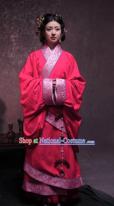 Ancient Chinese Han Dynasty Clothing for Women