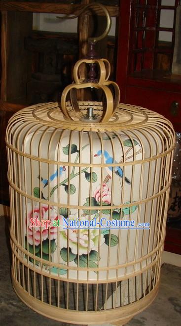 Chinese Classic Handmade and Painted Birdcage Hanging Palace Lantern