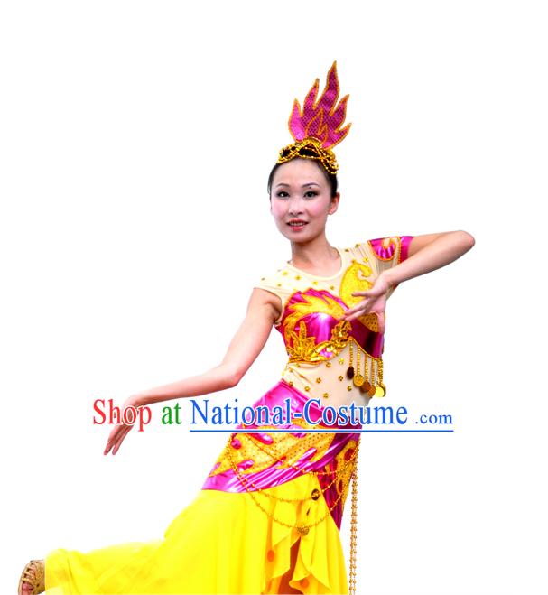 Chinese Dai Minority Dance Costume for Women