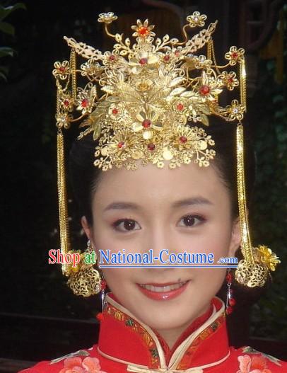 Stunning Chinese Wedding Phoenix Crown for Brides