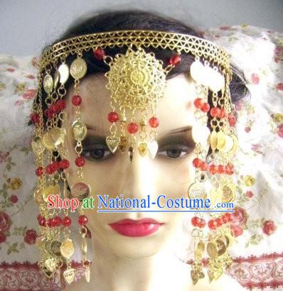 Chinese Classic Golden Tassels Hanging Hair Accessories