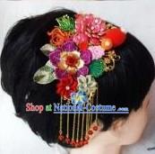 Traditional Mandarin Handmade Fabric Hair Accessories