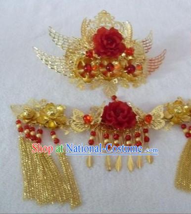 Traditional Mandarin Handmade Wedding Hair Accessories