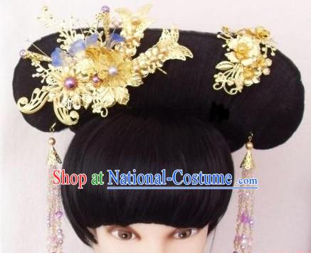 Qing Dynasty Empress Manchu Style Hair Accessories