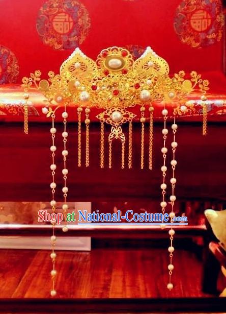 Traditional Chinese Wedding Phoenix Crown for Brides