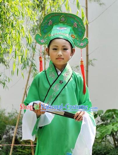 Ancient Chinese Student Costumes for Kids